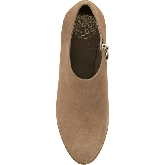 Vince Camuto Women's Tortilla Suede Closed Pointed Toe High Heel Elvin Bootie - Picture 5 of 8